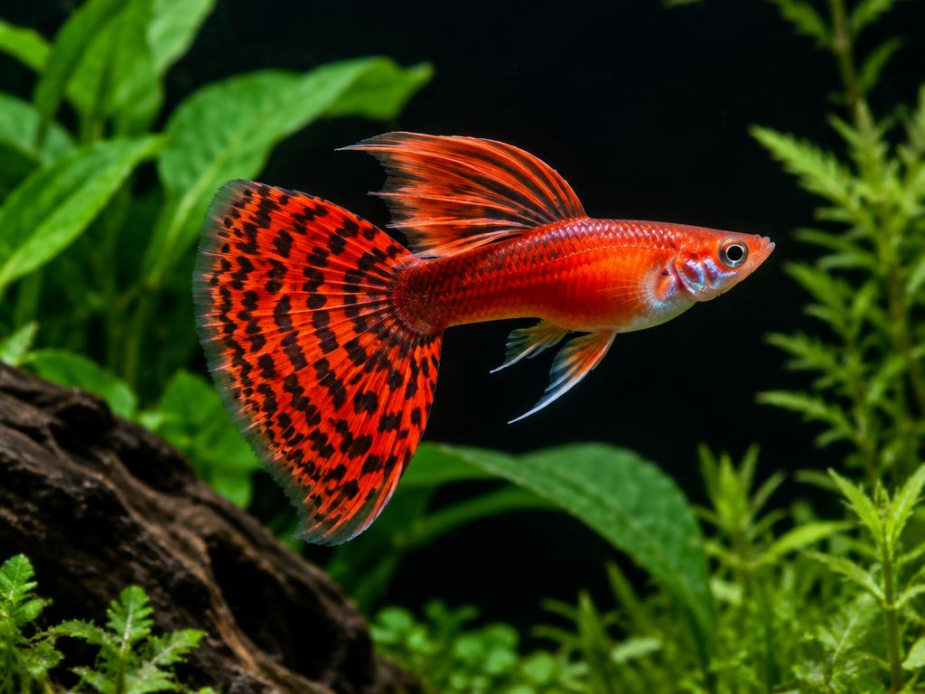 Cobra Red Guppy