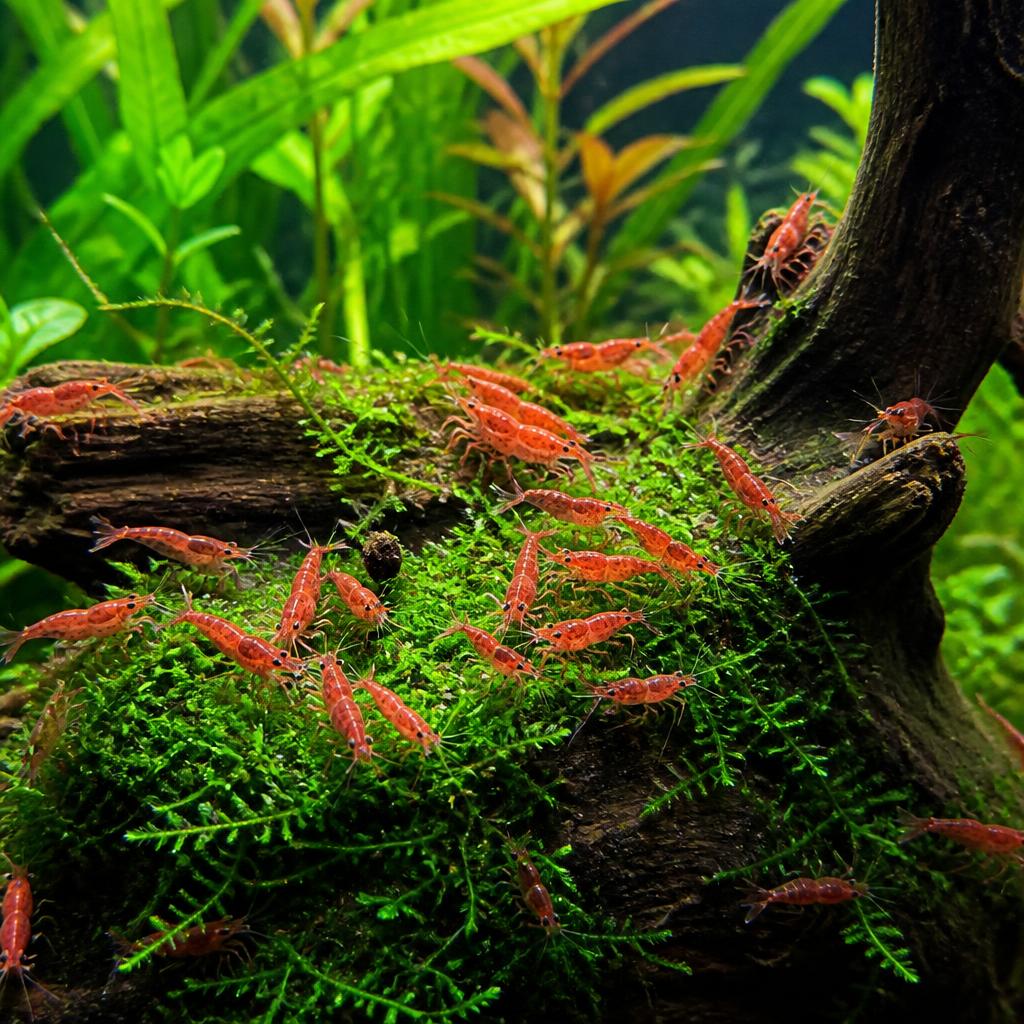 Cherry Shrimp — 10-Pack Colony Starter